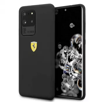 Ferrari Hardcase FESSIHCS69BK Silikonhülle für Samsung Galaxy S20 Ultra - Schwarz