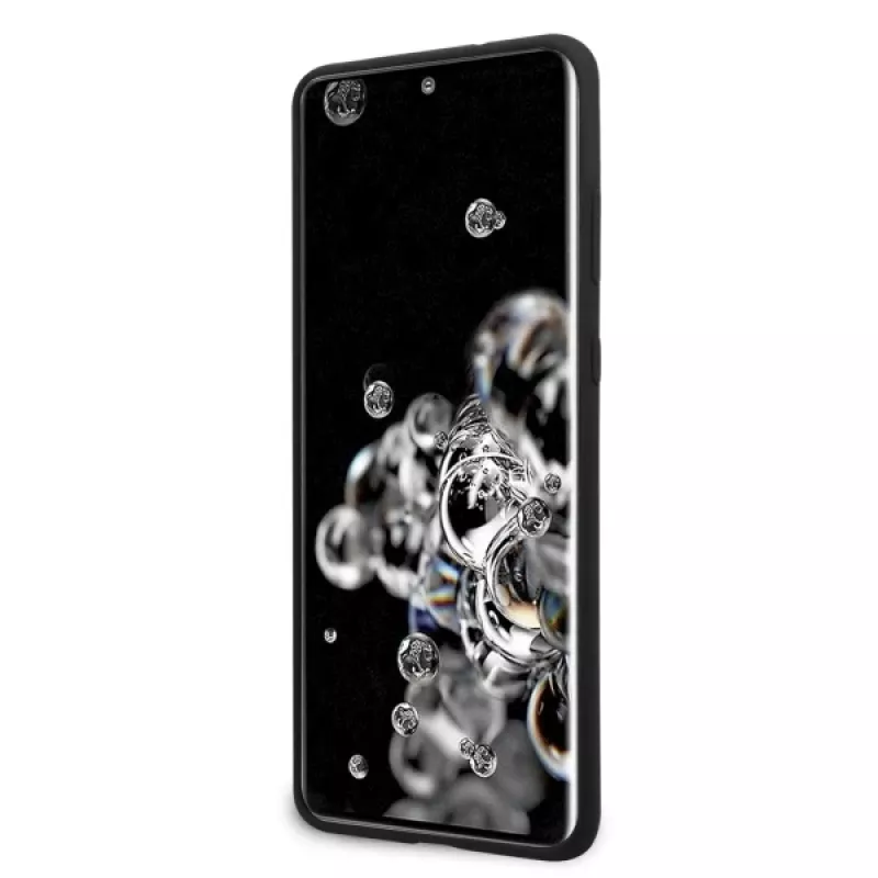 Ferrari Hardcase FESSIHCS69BK Silikonhülle für Samsung Galaxy S20 Ultra - Schwarz