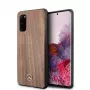 MERCEDES-BENZ Wood Line Walnut Hard Case für Samsung Galaxy S20 (SM-G980) - Braun