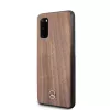MERCEDES-BENZ Wood Line Walnut Hard Case für Samsung Galaxy S20 (SM-G980) - Braun