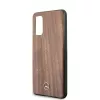 MERCEDES-BENZ Wood Line Walnut Hard Case für Samsung Galaxy S20 (SM-G980) - Braun