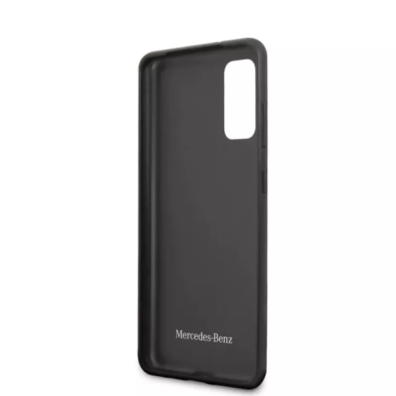 MERCEDES-BENZ Wood Line Walnut Hard Case für Samsung Galaxy S20 (SM-G980) - Braun