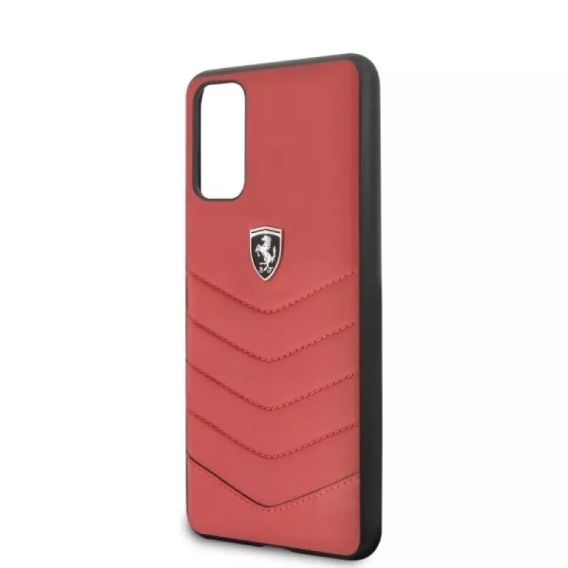 Ferrari Hardcase FEHQUHCS62RE Heritage für Samsung Galaxy S20, Rot