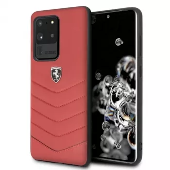 Ferrari Hardcase FEHQUHCS69RE für Samsung Galaxy S20 Ultra G988, Red Heritage