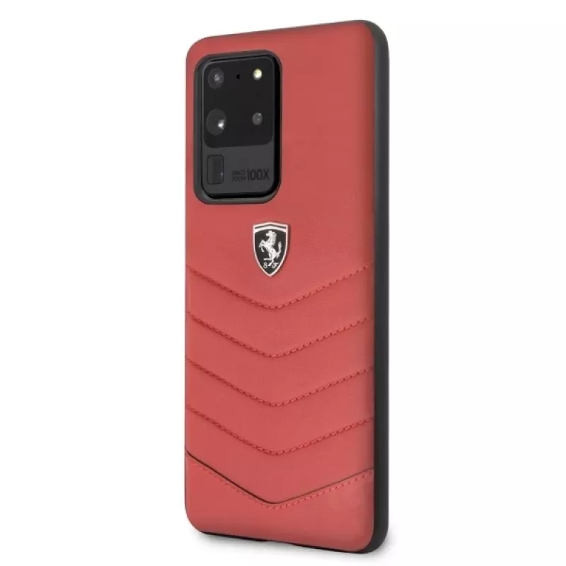 Ferrari Hardcase FEHQUHCS69RE für Samsung Galaxy S20 Ultra G988, Red Heritage