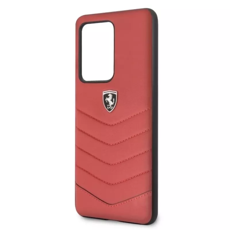 Ferrari Hardcase FEHQUHCS69RE für Samsung Galaxy S20 Ultra G988, Red Heritage