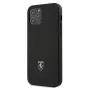 Ferrari FEOGOHCP12MBK Off Track Perforated Hard Case für iPhone 12 / 12 Pro 6,1 Zoll - Schwarz
