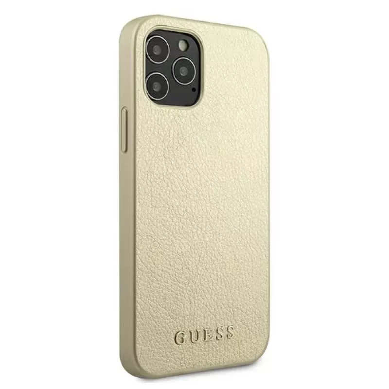 Guess GUHCP12LIGLGO Hardcase für iPhone 12 Pro Max 6,7 inch Gold Iridescent