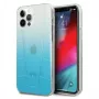 Mercedes-Benz MEHCP12MCLGBL iPhone 12/12 Pro 6,1 Zoll Blaue Hardcase Transparent Line