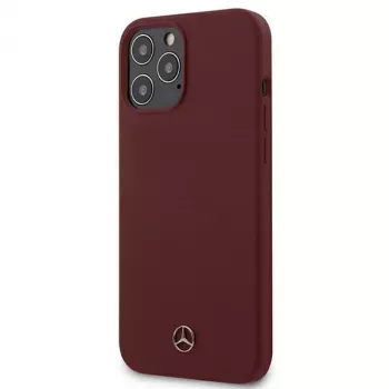 Mercedes-Benz Silicone Line Hard Case für Apple iPhone 12 Pro Max 6,7 inch Rot