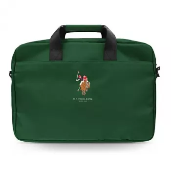 U.S. POLO ASSN. US Polo Torba USCB15PUGFLGN 16-Zoll Laptop-Tasche Grün