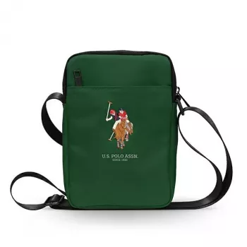 U.S. POLO ASSN. US Polo Torba USTB8PUGFLGN 8 Tablet Umhängetasche Grün