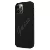 Guess Script Vintage Hard Case für Apple iPhone 12 Pro Max 6,7 Zoll Schwarz