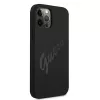Guess Script Vintage Hard Case für Apple iPhone 12 Pro Max 6,7 Zoll Schwarz
