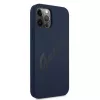 Guess Script Vintage Hard Case für Apple iPhone 12 / iPhone 12 Pro 6,1 Zoll Blau