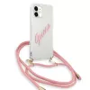 Guess GUHCP12SCRTVSPI iPhone 12 mini 5,4 Zoll Pink Hardcase Script Vintage