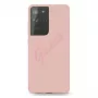 Guess GUHCS21LLSVSPI Script Vintage Hard Case für Samsung Galaxy S21 Ultra (SM-G998) - Pink