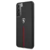 Ferrari FEOSIHCS21MBK S21+ G996 Black Hardcase Off Track Leather Nylon Stripe