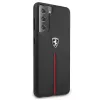 Ferrari FEOSIHCS21MBK S21+ G996 Black Hardcase Off Track Leather Nylon Stripe