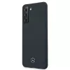 Mercedes-Benz Silicone Line Hardcase für Samsung Galaxy S21 - Blau