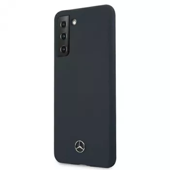 Mercedes-Benz Silicone Line Hardcase für Samsung Galaxy S21 - Blau