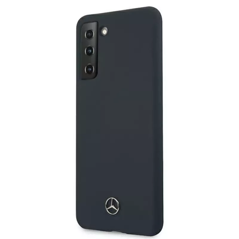 Mercedes-Benz Silicone Line Hardcase für Samsung Galaxy S21 - Blau