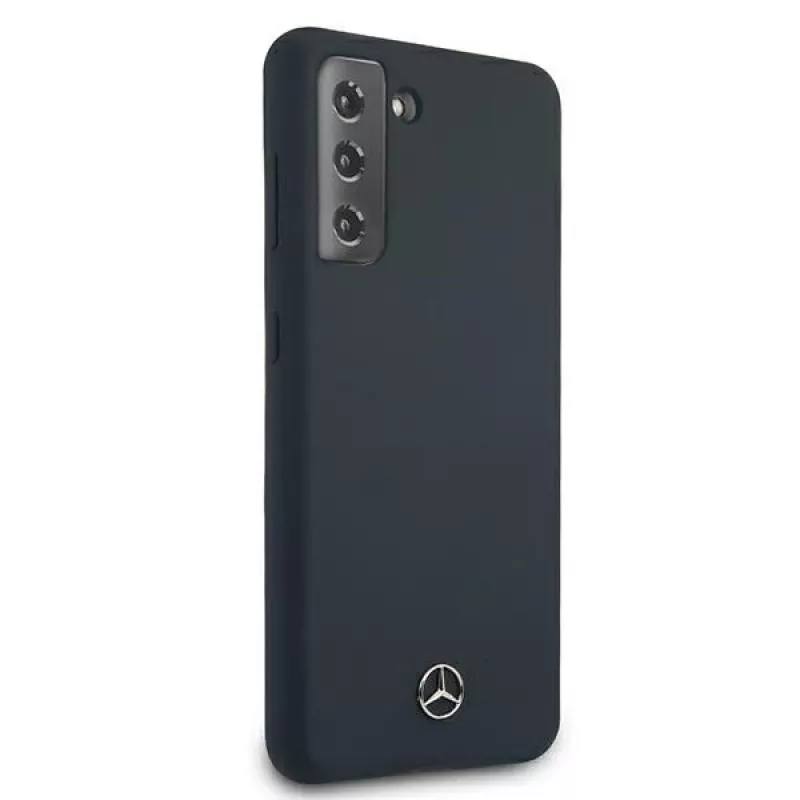 Mercedes-Benz Silicone Line Hardcase für Samsung Galaxy S21 - Blau