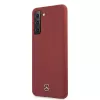 Mercedes-Benz Silicone Line Hard Case für Samsung Galaxy S21 (SM-G991) - Rot
