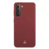 Mercedes-Benz Silicone Line Hard Case für Samsung Galaxy S21 (SM-G991) - Rot