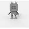 Mobility On Board Dancing Speaker Wolf Light Grey