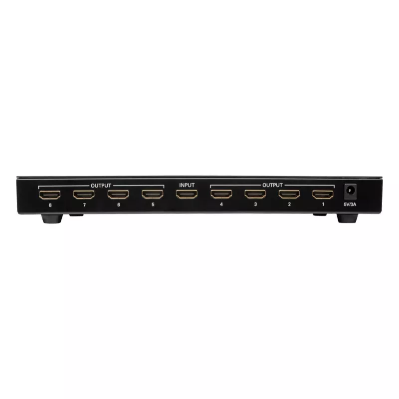 Eaton Tripp Lite B118-008-UHD HDMI Switch - 8 Eingänge, 1 Ausgang, 4K UHD, HDR, Schwarz