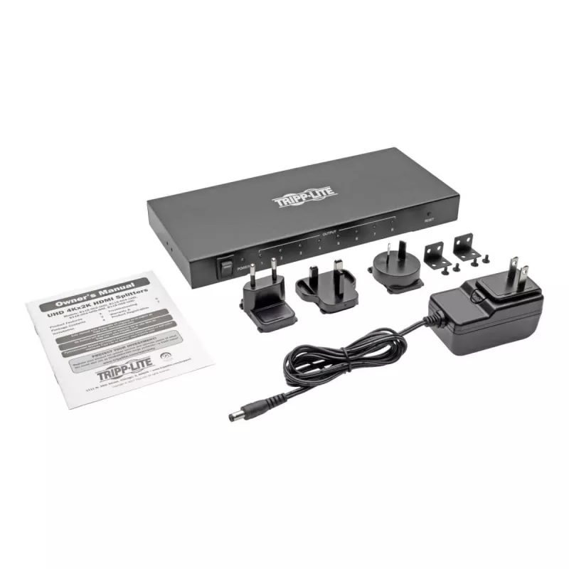 Eaton Tripp Lite B118-008-UHD HDMI Switch - 8 Eingänge, 1 Ausgang, 4K UHD, HDR, Schwarz