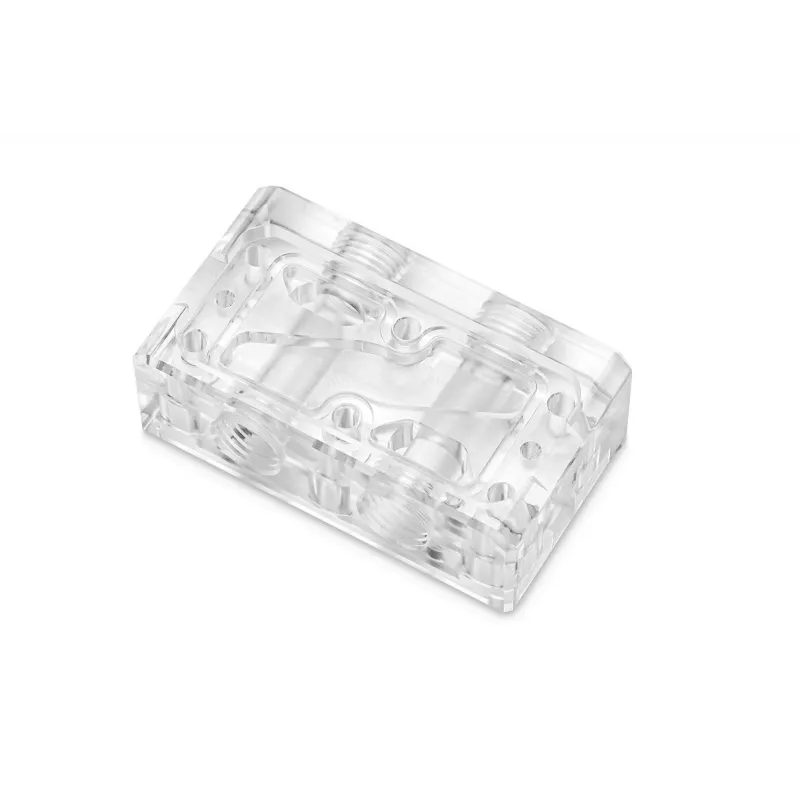 EK Water Blocks Vector² GPU Water Block Interconnect Bridge - Acrylic - Transparent - G1/4 inch - 41 mm