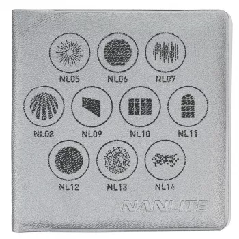Nanlite Gobo Set 1 - 10 Metall-Gobos für Forza 60/60B