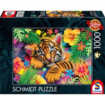 SCHMIDT SPIELE Tiger Cub (1000 Teile) Puzzle