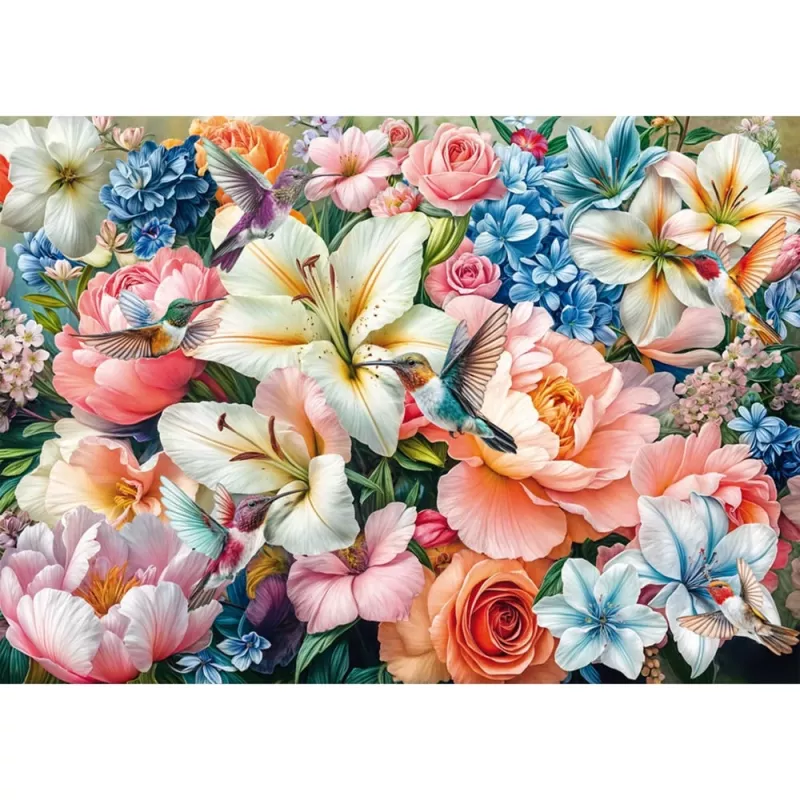Schmidt Spiele Blumen in Pastell (1000 Teile) Puzzle