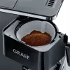 GRAEF Young FK 402 Filterkaffeemaschine - 10 Tassen, 1,25 L, 1000 W, Edelstahl/Schwarz