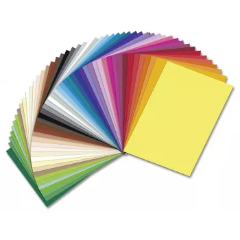 Folia Tonpapier Special Edition 50 verschiedene Farben 130 g/m² 50 Blatt A4