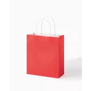 Folia 7 Papiertüten CLASSIC M Rot Natur Grün Creme Metallic Gold 18,0 x 21 cm