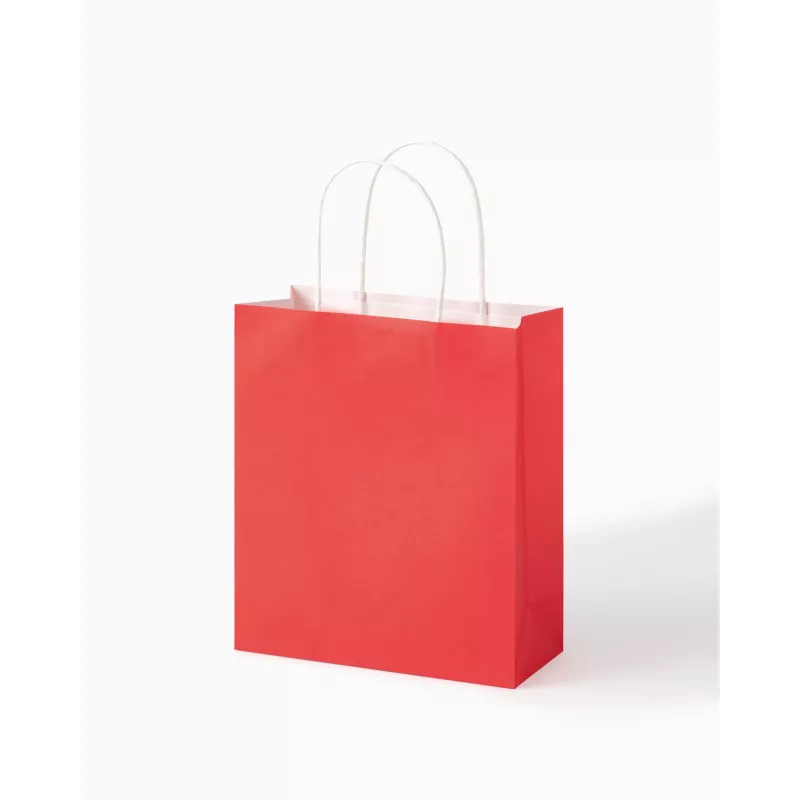 Folia 7 Papiertüten CLASSIC M Rot Natur Grün Creme Metallic Gold 18,0 x 21 cm