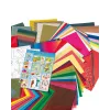 Folia 50915/1 Bastelpapier-Set - 107 Teile - Mehrfarbig - Jungen & Mädchen - Papier, Karton, Folie - Box