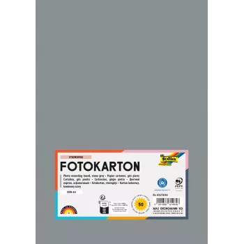 Folia 614/50 84 - Grau - Uni - A4 (210 x 297 mm) - 300 g/m² - 50 Blatt - Deutschland