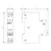 Siemens 5SV13166KK16 RCBO 2-polig 16 A 30 mA, B-Charakteristik, Typ A, 6 kA
