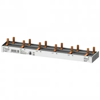 SIEMENS 5ST3675-0 Stiftsammelschiene 10mm² 3p/N 6xAFD+6xKomp. 12TE