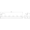 SIEMENS 5ST3675-0 Stiftsammelschiene 10mm² 3p/N 6xAFD+6xKomp. 12TE