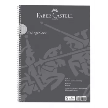 Faber-Castell College Block kariert DIN A4 mit Rand