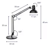 Jakob Maul GmbH MAULcircle LED Schreibtischlampe 6W Neutralweiß Silber