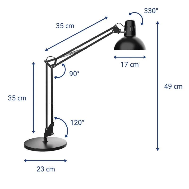 Jakob Maul GmbH MAULcircle LED Schreibtischlampe 6W Neutralweiß Silber