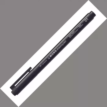 Tombow Mono Fineliner Zeichenstift 01 Spitze 0,24 mm Linie Schwarz 12er Pack