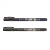 Tombow WS-BHS-2P Dual Brush Pen Set - Schwarz - 2 Stück - Blisterverpackung